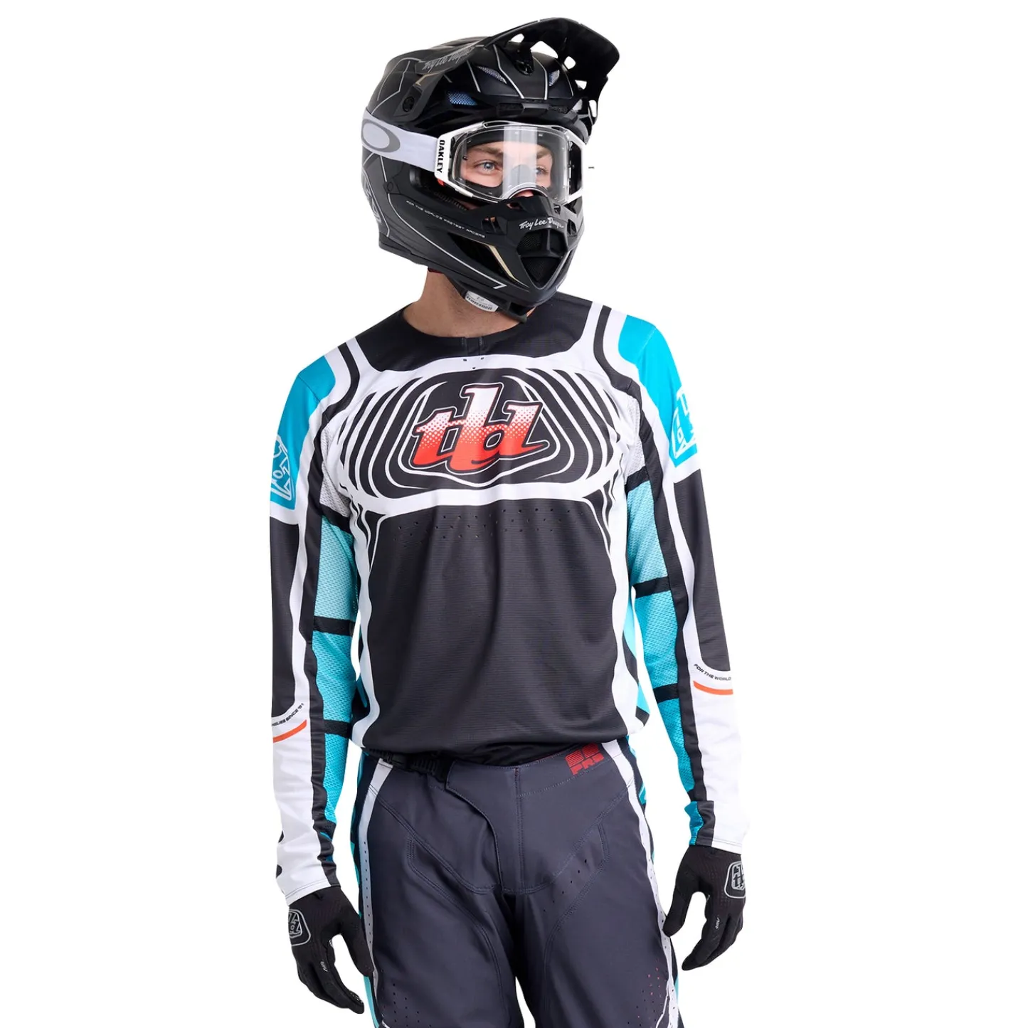 Troy Lee Designs Se Pro|Jerseys^SE Pro Jersey Wavez Phantom / Turquoise