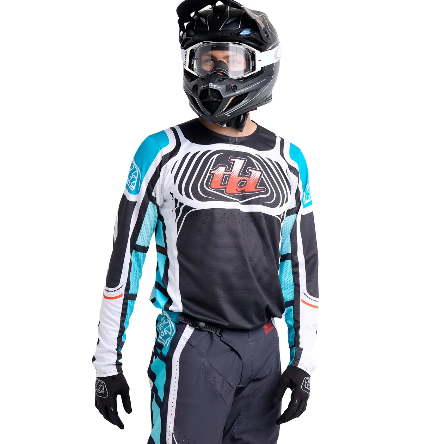 Troy Lee Designs Se Pro|Jerseys^SE Pro Jersey Wavez Phantom / Turquoise
