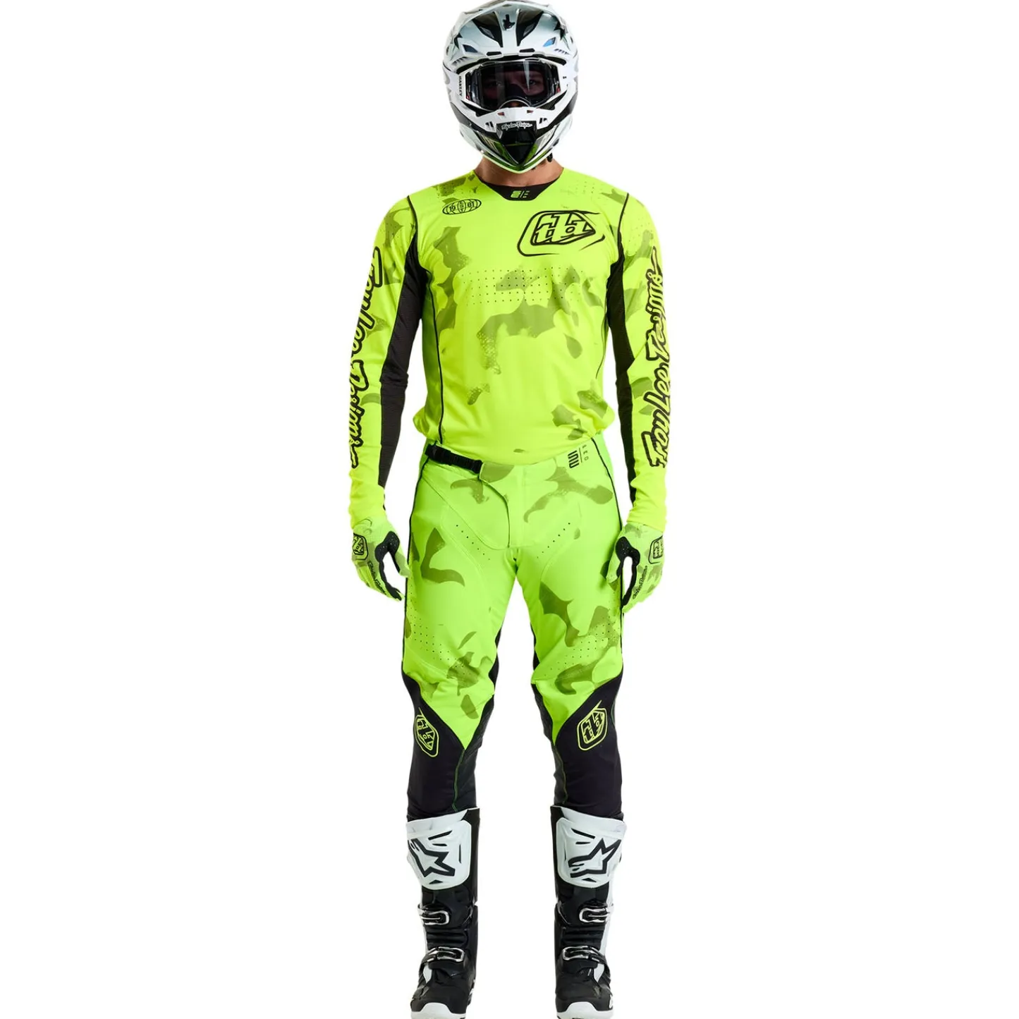 Troy Lee Designs Pants|Track^SE Pro Pant Blotted Flo Yellow