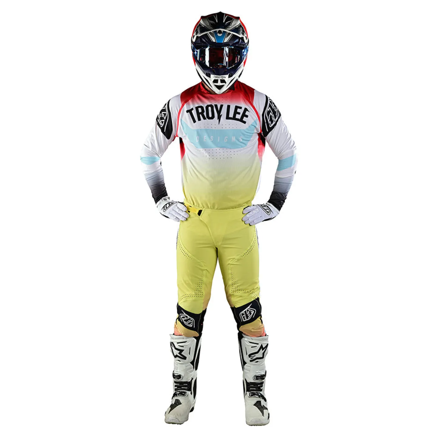 Troy Lee Designs Se Ultra|Pants^SE Ultra Pant Arc Acid Yellow / Red