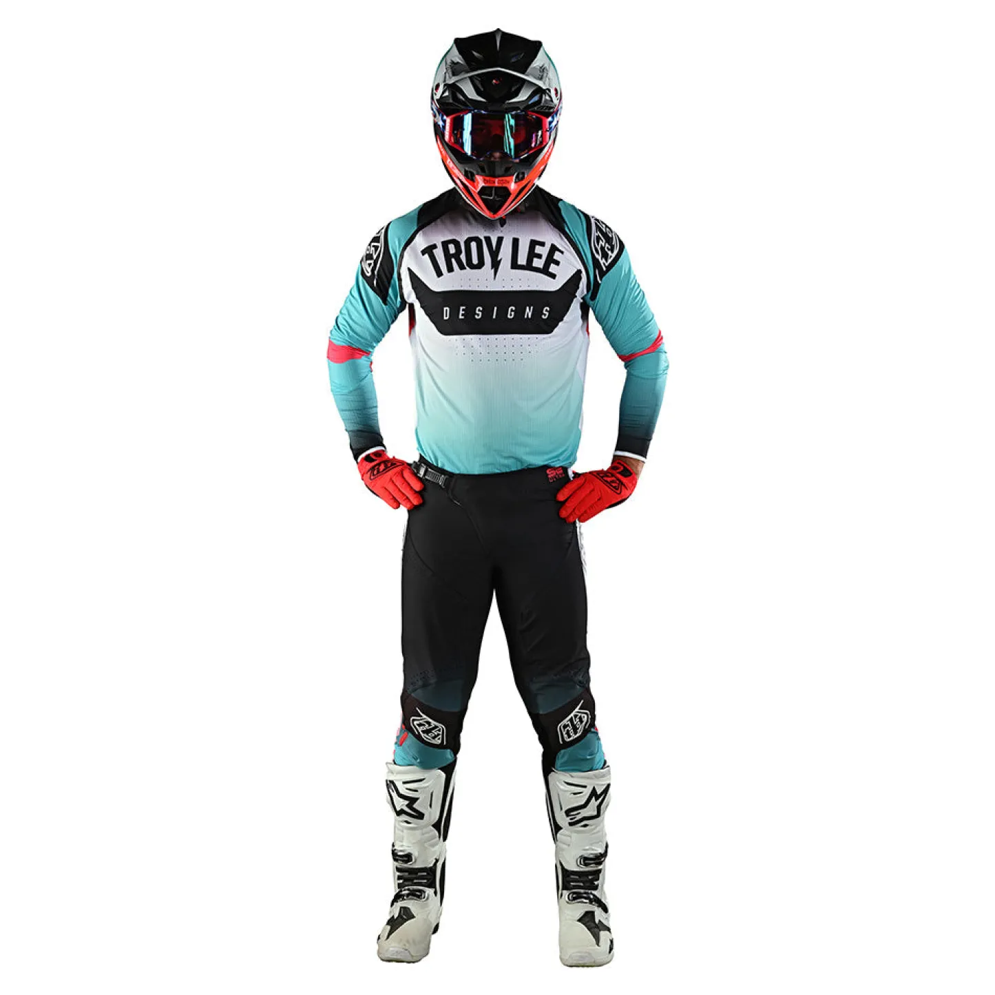 Troy Lee Designs Se Ultra|Pants^SE Ultra Pant Arc Turquoise / Neon Melon