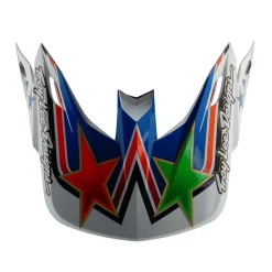 Troy Lee Designs Visors|Helmet Accessories^SE5 Visor Rays White / Blue
