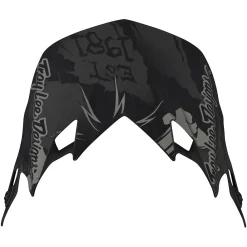 Troy Lee Designs Visors|Helmet Accessories^SE4 Visor Strike Gray / Silver