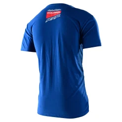 Troy Lee Designs Short Sleeve Tees^Short Sleeve Tee Polaris Blue / Red