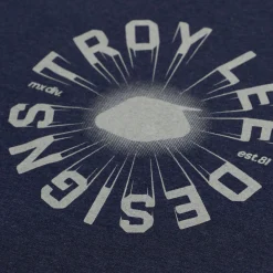 Troy Lee Designs Short Sleeve Tees^Short Sleeve Tee Rotation Navy Heather