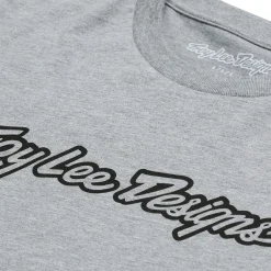 Troy Lee Designs Short Sleeve Tees^Short Sleeve Tee Signature Gray Heather
