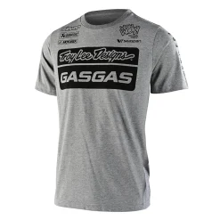 Troy Lee Designs Short Sleeve Tees^Short Sleeve Tee TLD GasGas Team Heather Gray