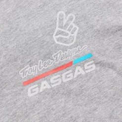 Troy Lee Designs Short Sleeve Tees^Short Sleeve Tee TLD GasGas Team Core Heather Gray