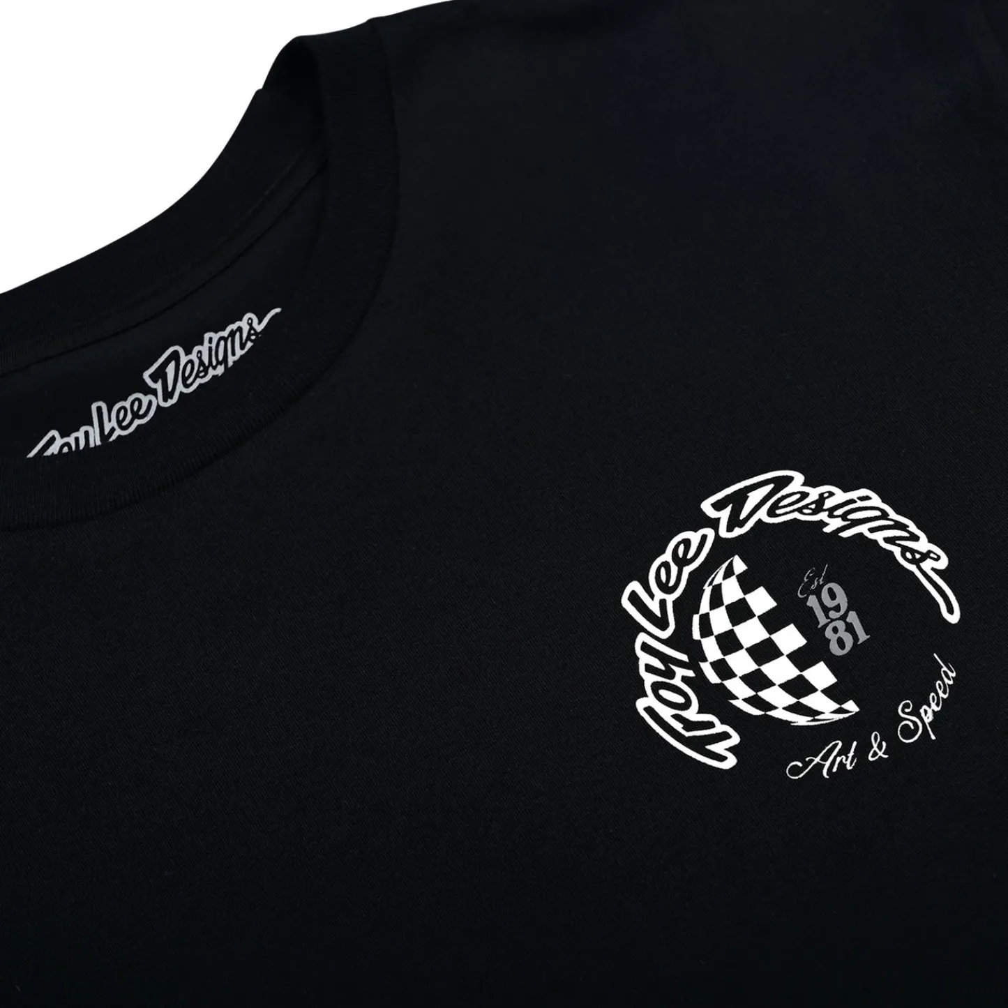 Troy Lee Designs Short Sleeve Tees^Short Sleeve Tee Worldwide Black