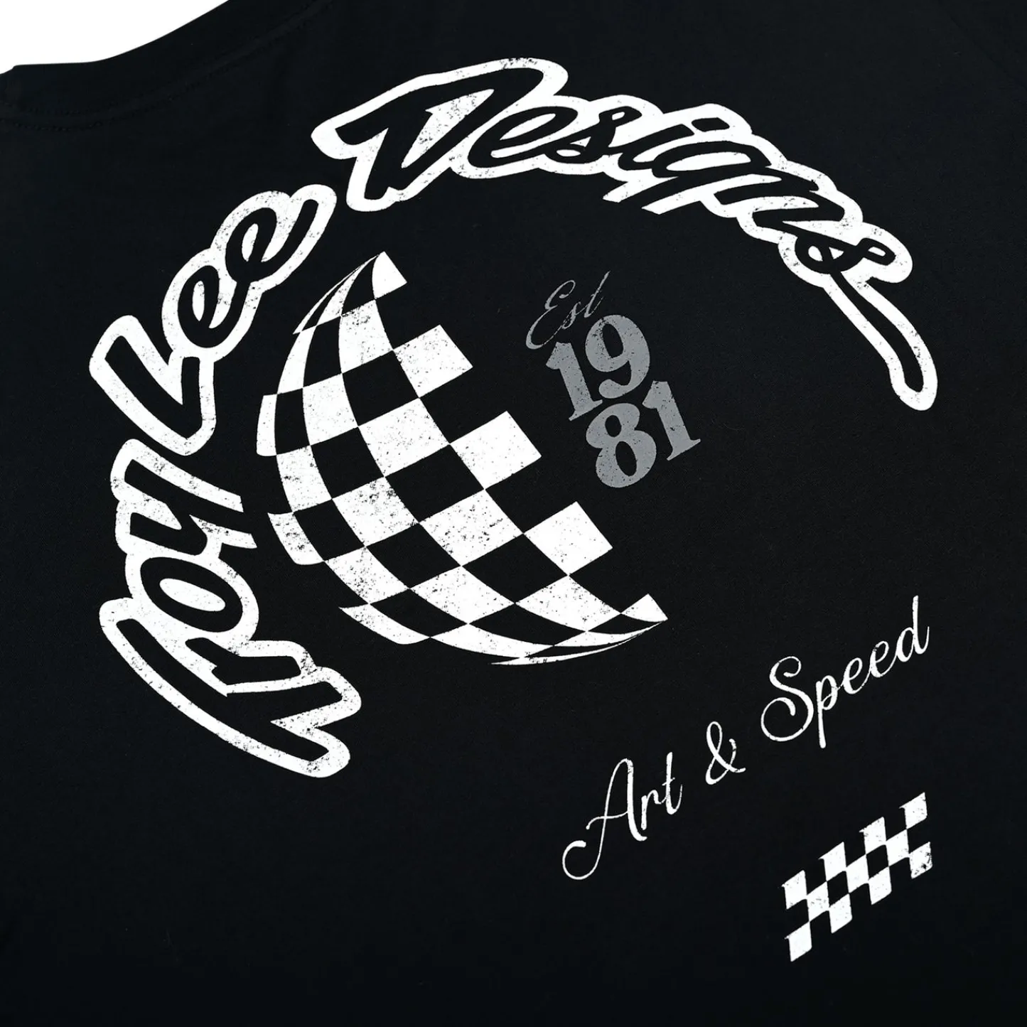 Troy Lee Designs Short Sleeve Tees^Short Sleeve Tee Worldwide Black