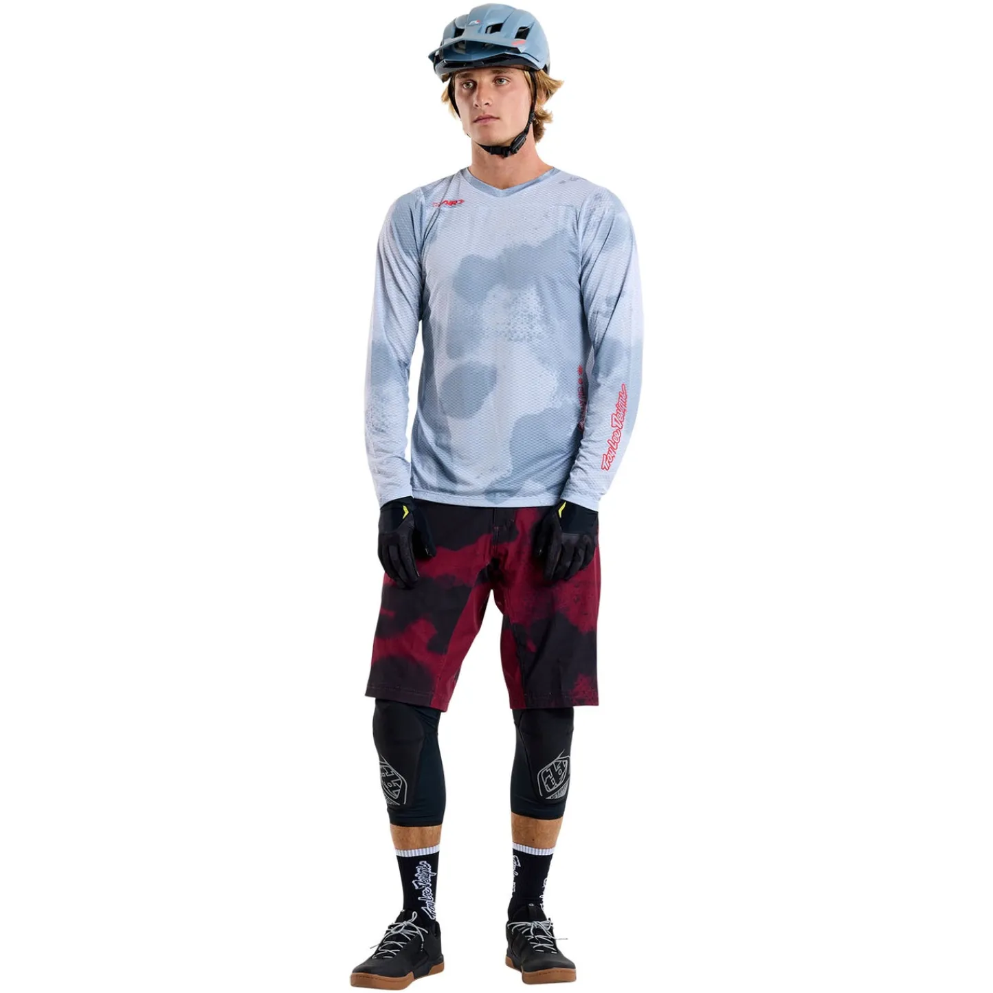Troy Lee Designs Jerseys|Skyline^Skyline Air Long Sleeve Jersey Flared Concrete