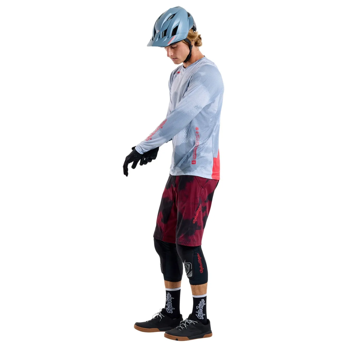 Troy Lee Designs Jerseys|Skyline^Skyline Air Long Sleeve Jersey Flared Concrete
