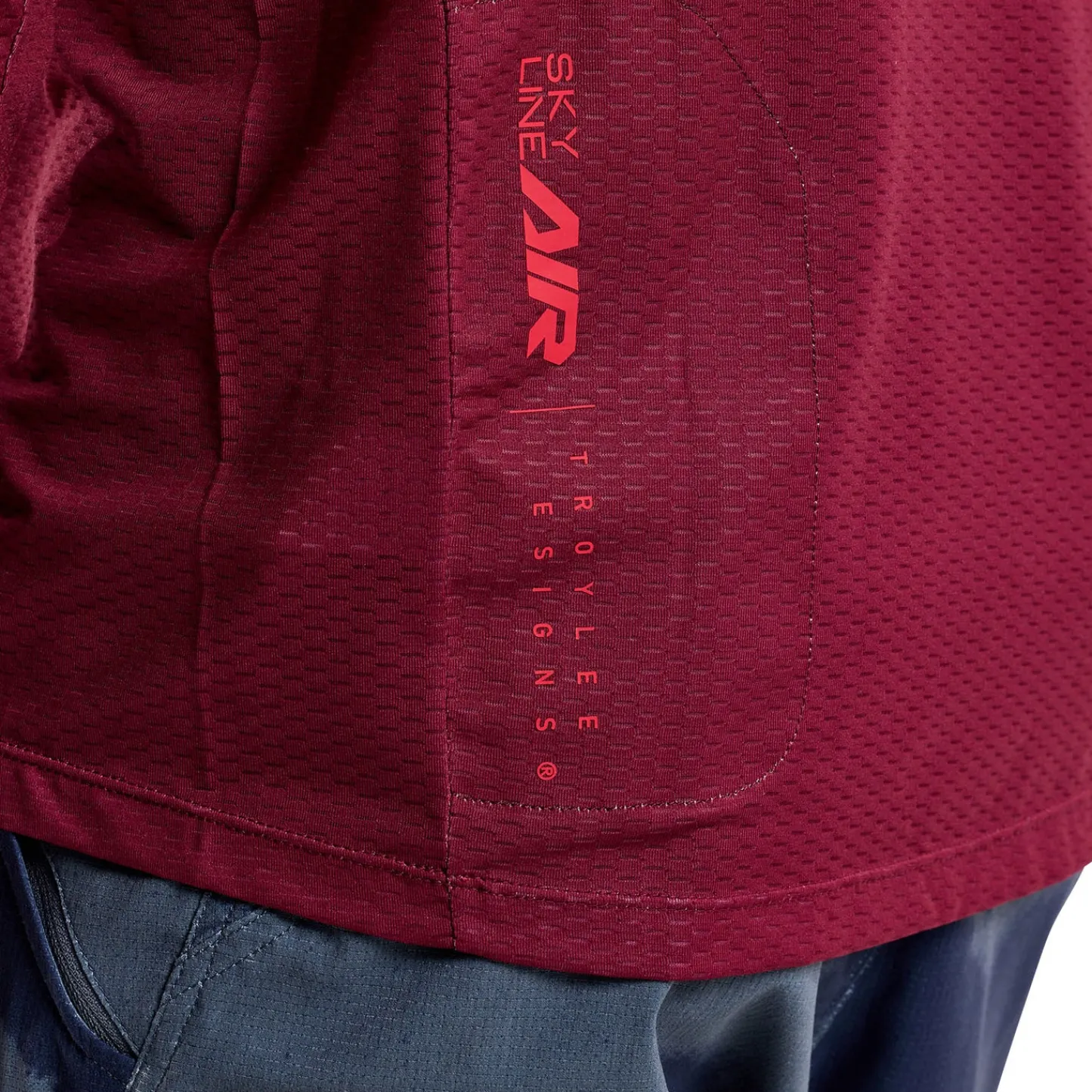 Troy Lee Designs Jerseys|Skyline^Skyline Air Long Sleeve Jersey Mono Oxblood