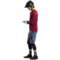 Troy Lee Designs Jerseys|Skyline^Skyline Air Long Sleeve Jersey Mono Oxblood