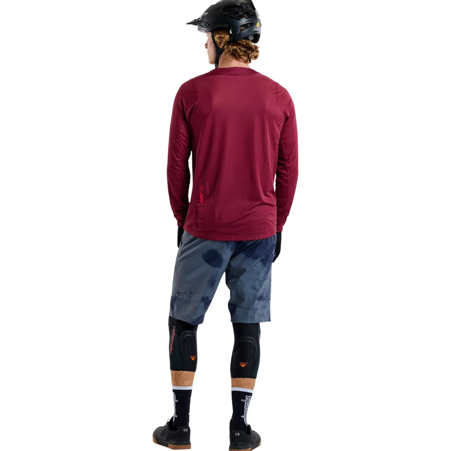 Troy Lee Designs Jerseys|Skyline^Skyline Air Long Sleeve Jersey Mono Oxblood