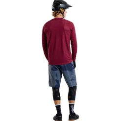 Troy Lee Designs Jerseys|Skyline^Skyline Air Long Sleeve Jersey Mono Oxblood