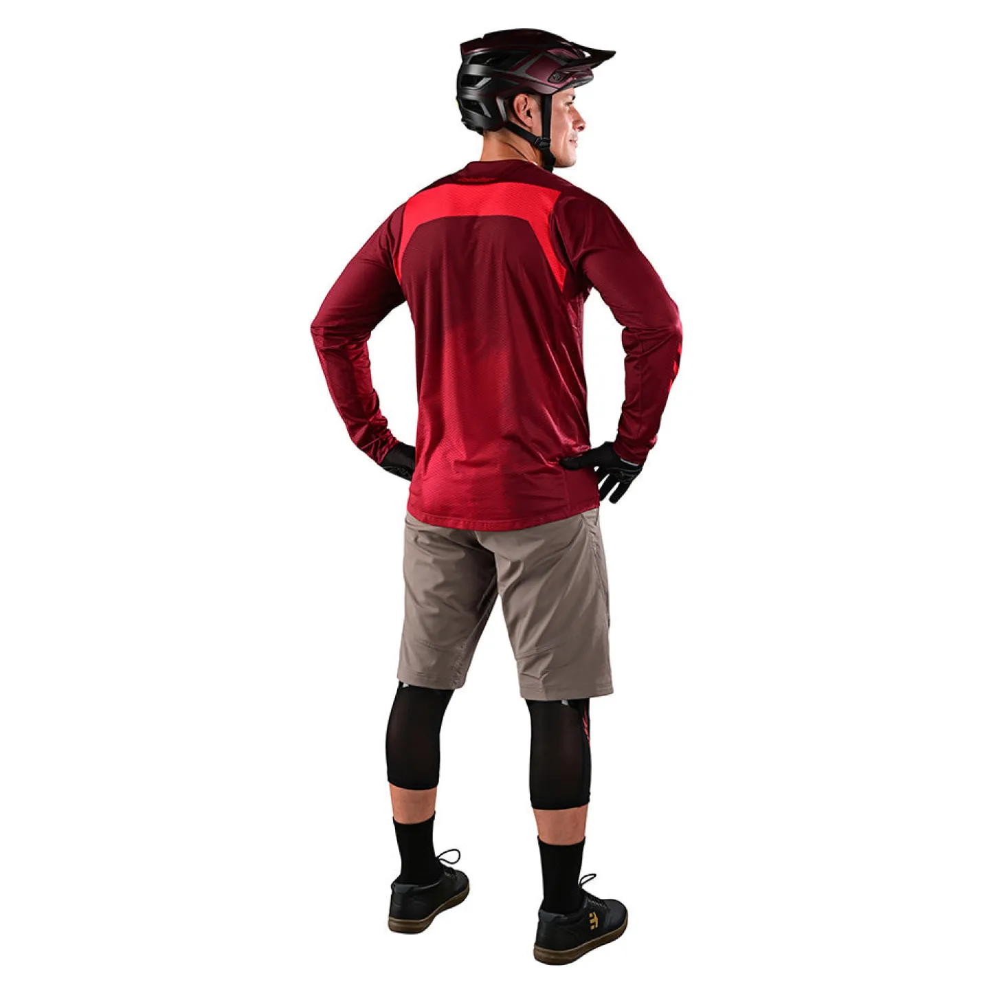 Troy Lee Designs Skyline|Enduro^Skyline Air LS Jersey Fades Wine