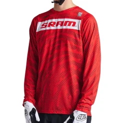 Troy Lee Designs Skyline|Jerseys^Skyline Air LS Jersey SRAM Roots Fiery Red