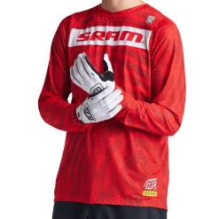 Troy Lee Designs Skyline|Jerseys^Skyline Air LS Jersey SRAM Roots Fiery Red