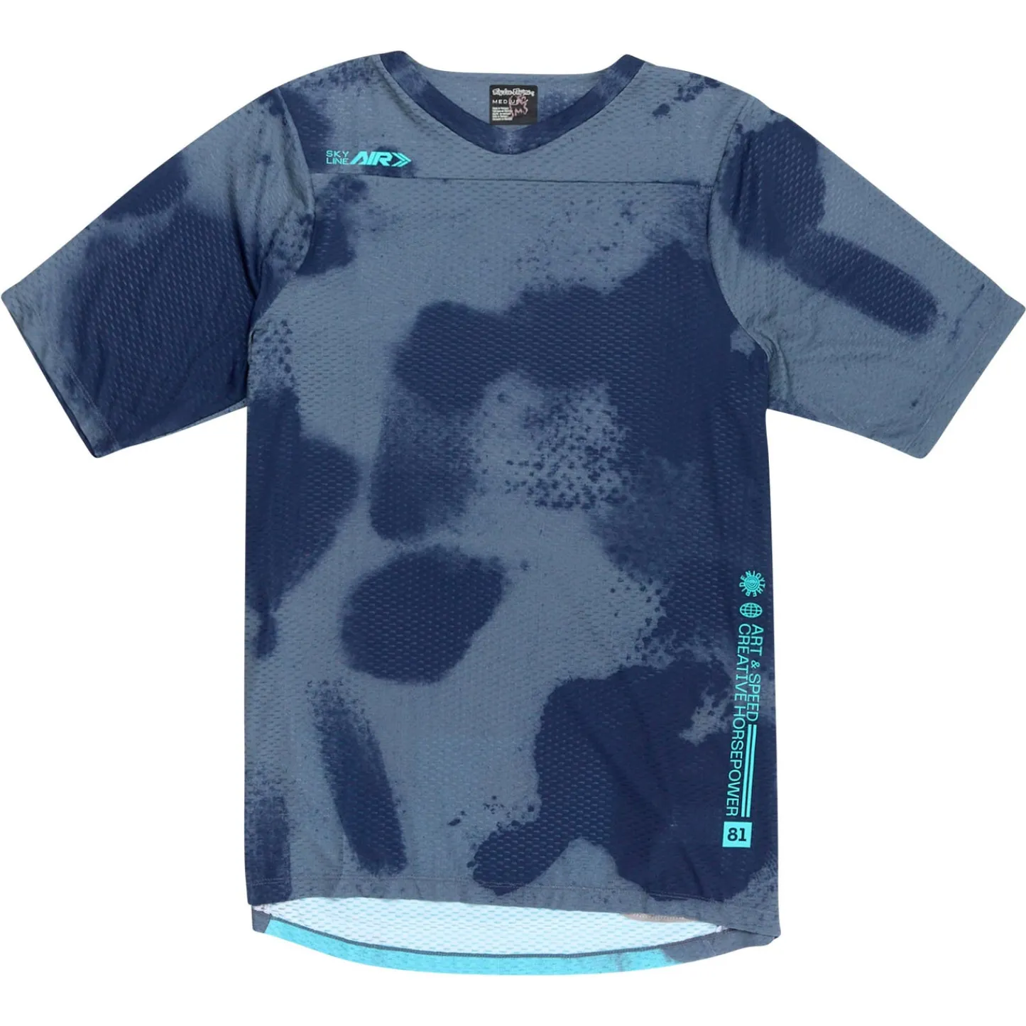 Troy Lee Designs Jerseys|Skyline^Skyline Air Short Sleeve Jersey Flared Steel