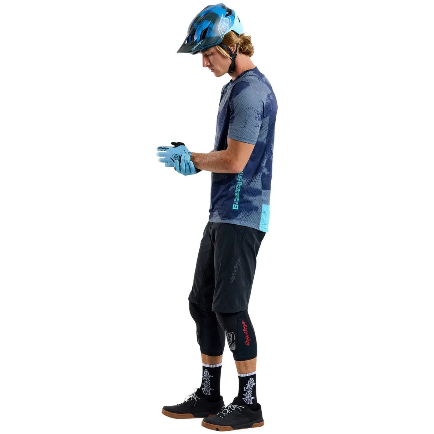 Troy Lee Designs Jerseys|Skyline^Skyline Air Short Sleeve Jersey Flared Steel