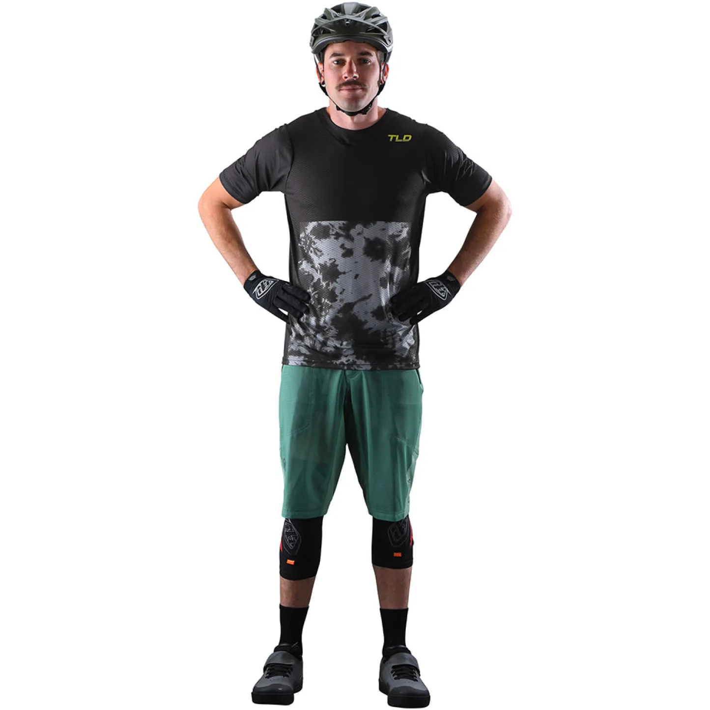 Troy Lee Designs Skyline|Trail^Skyline Air Short W/Liner Solid Glass Green