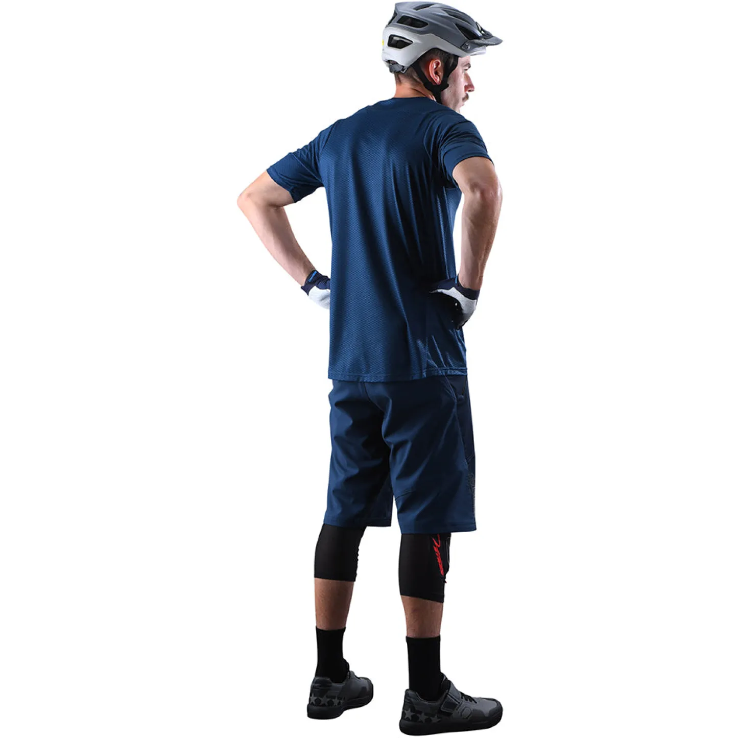 Troy Lee Designs Skyline|Trail^Skyline Air Short W/Liner Solid Dark Slate Blue