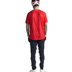 Troy Lee Designs Skyline|Jerseys^Skyline Air SS Jersey SRAM Roots Fiery Red