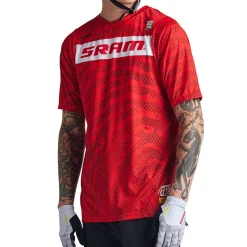 Troy Lee Designs Skyline|Jerseys^Skyline Air SS Jersey SRAM Roots Fiery Red