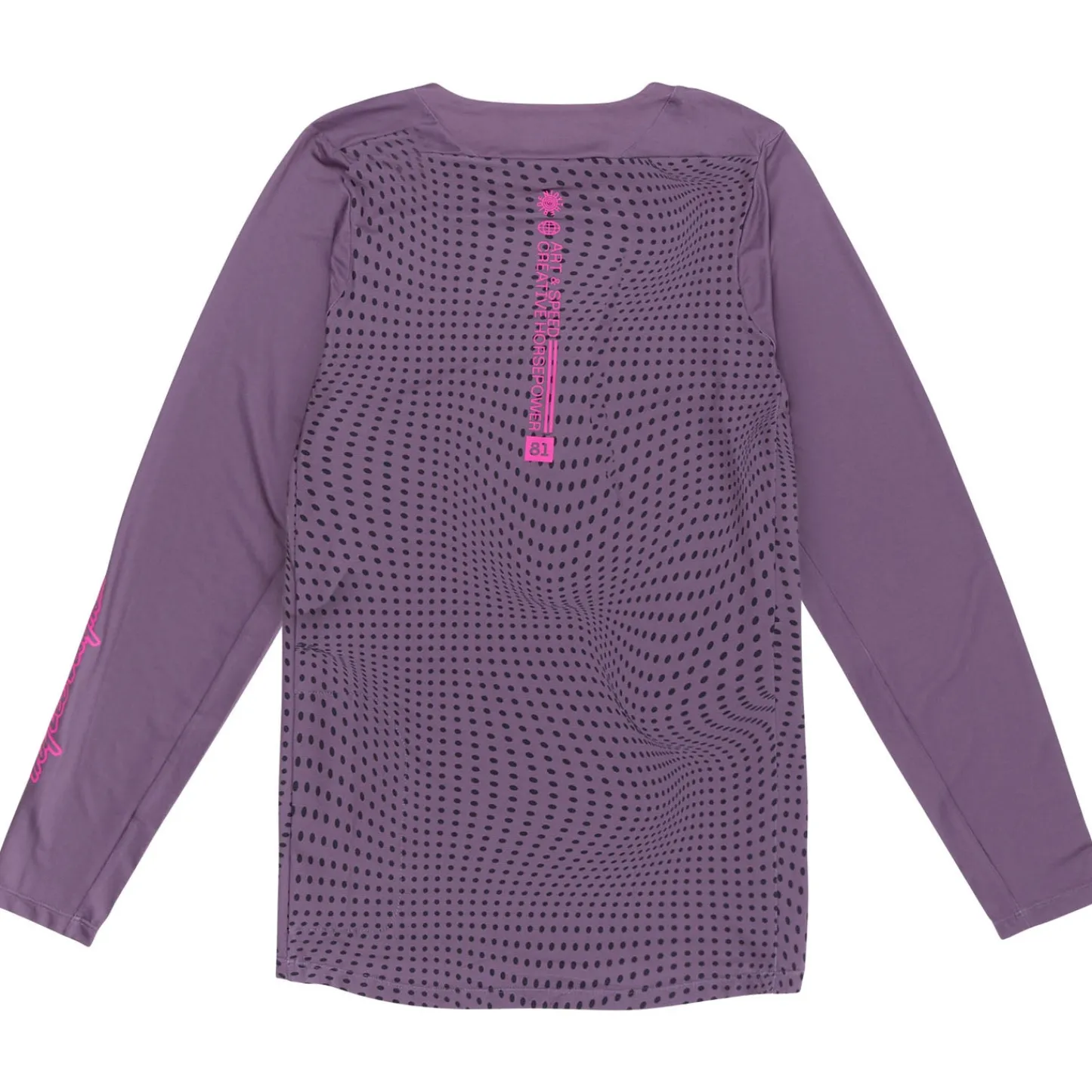Troy Lee Designs Jerseys|Skyline^Skyline Long Sleeve Jersey Radioscape Deep Purp