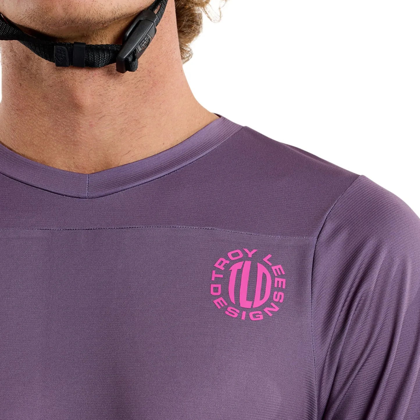 Troy Lee Designs Jerseys|Skyline^Skyline Long Sleeve Jersey Radioscape Deep Purp