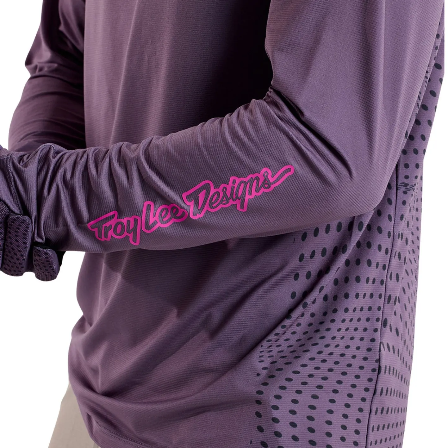 Troy Lee Designs Jerseys|Skyline^Skyline Long Sleeve Jersey Radioscape Deep Purp