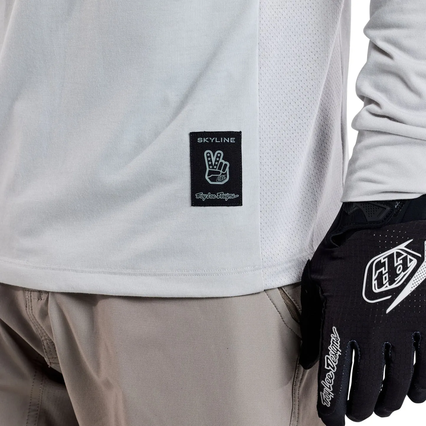 Troy Lee Designs Jerseys|Skyline^Skyline Long Sleeve Jersey Radioscape Mist