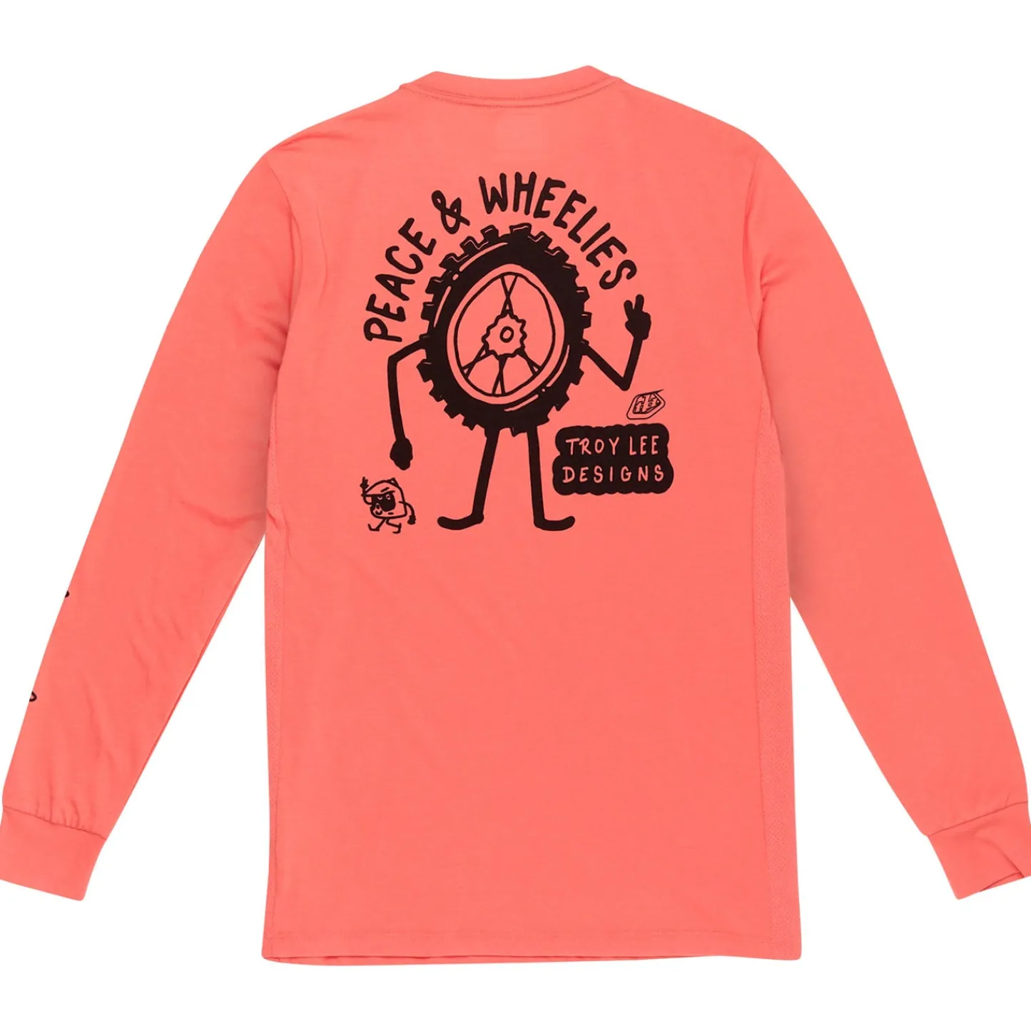 Troy Lee Designs Jerseys|Skyline^Skyline Long Sleeve Ride Tee P&W Melon