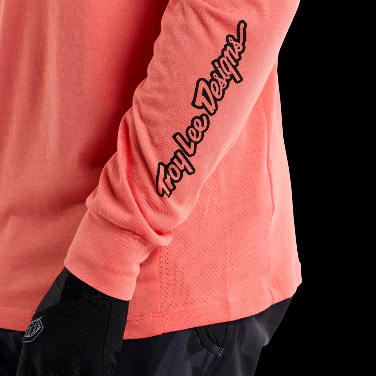 Troy Lee Designs Jerseys|Skyline^Skyline Long Sleeve Ride Tee P&W Melon