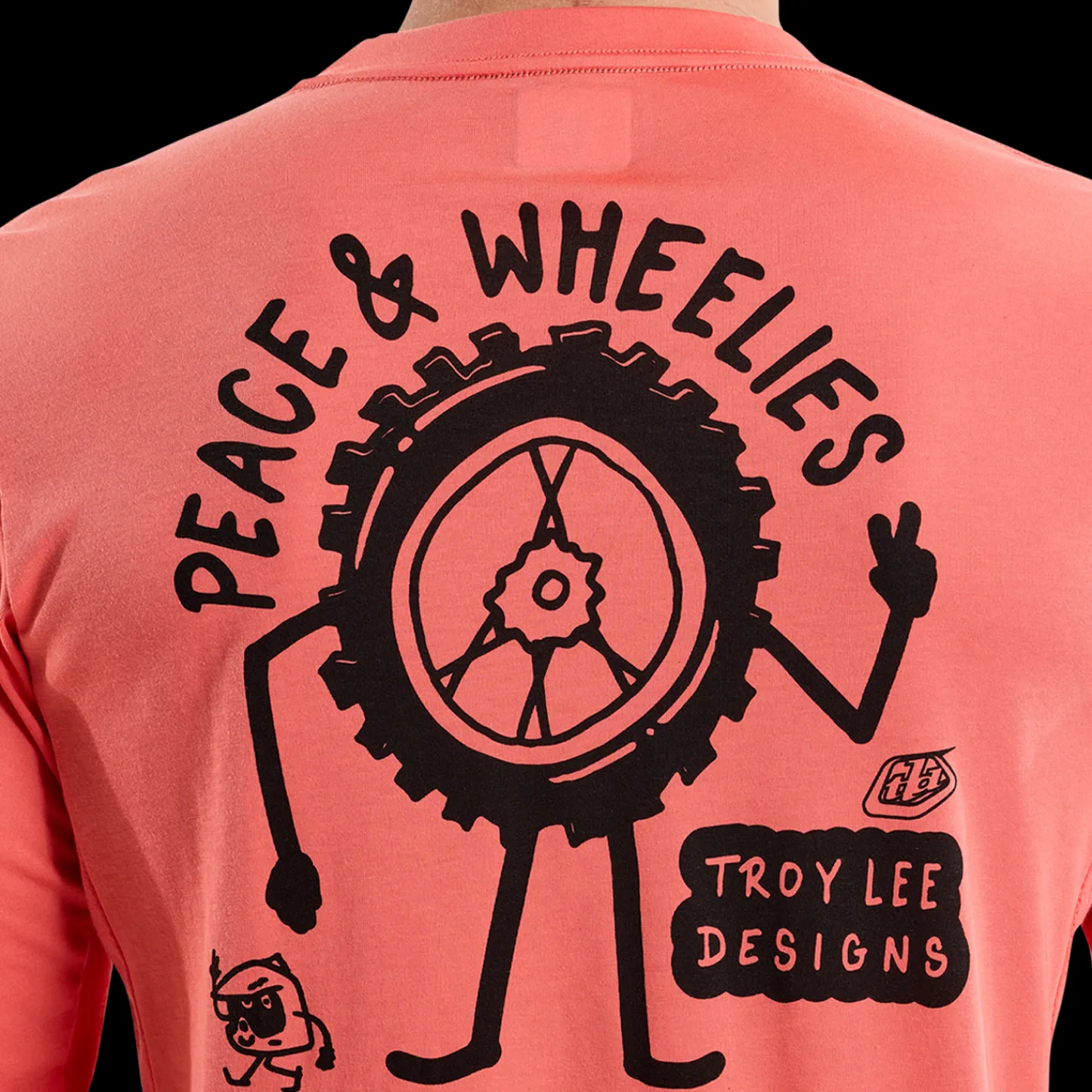 Troy Lee Designs Jerseys|Skyline^Skyline Long Sleeve Ride Tee P&W Melon