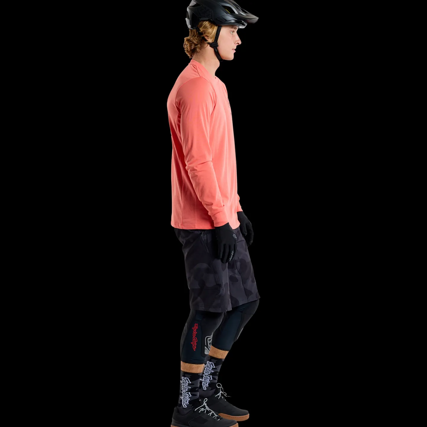 Troy Lee Designs Jerseys|Skyline^Skyline Long Sleeve Ride Tee P&W Melon