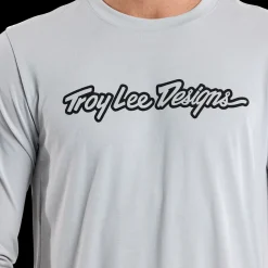 Troy Lee Designs Jerseys|Skyline^Skyline Long Sleeve Ride Tee Signature Mist