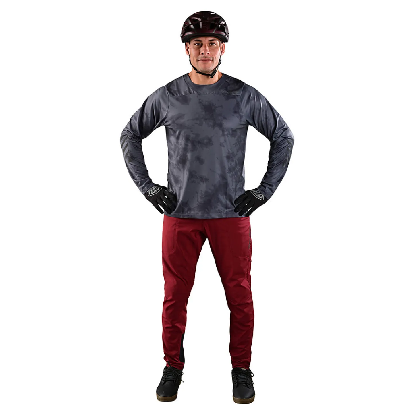 Troy Lee Designs Jerseys|Skyline^Skyline LS Chill Jersey Tie Dye Charcoal