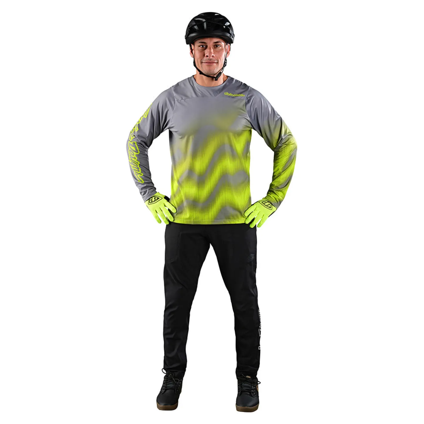 Troy Lee Designs Skyline|Jerseys^Skyline LS Chill Jersey Waves Lt Gray