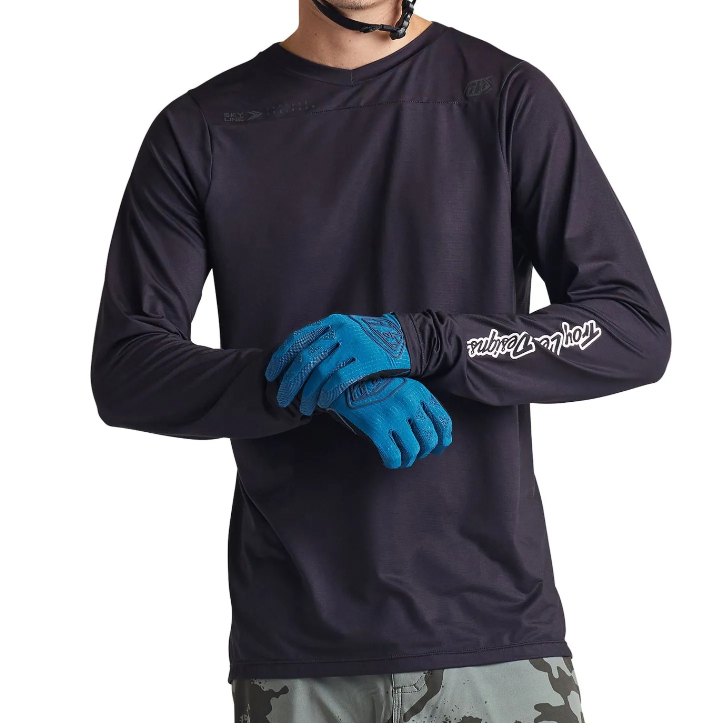 Troy Lee Designs Skyline|Enduro^Skyline LS Jersey Mono Black