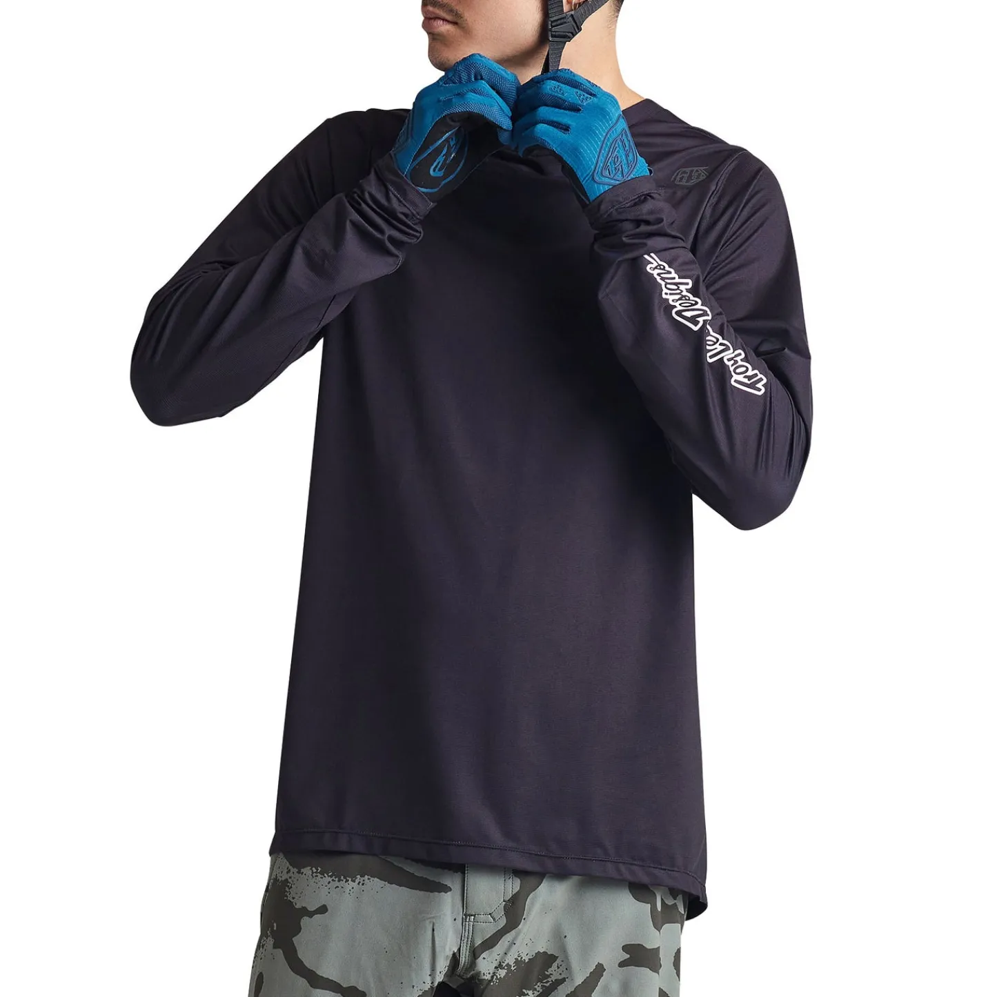 Troy Lee Designs Skyline|Enduro^Skyline LS Jersey Mono Black