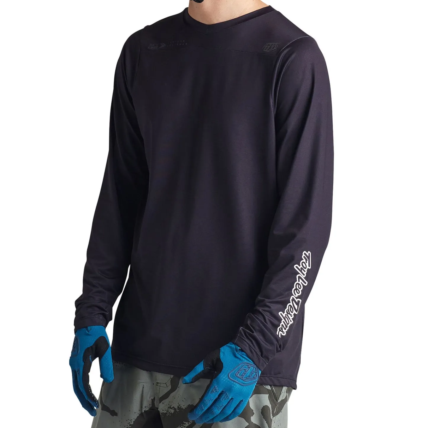 Troy Lee Designs Skyline|Enduro^Skyline LS Jersey Mono Black