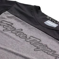 Troy Lee Designs Skyline|Jerseys^Skyline LS Jersey Signature Heather Gray / Black