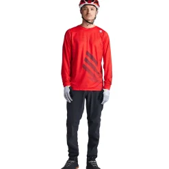 Troy Lee Designs Skyline|Jerseys^Skyline LS Jersey SRAM Eagle One Fiery Red
