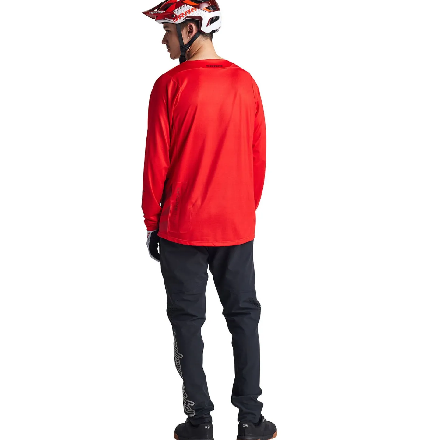 Troy Lee Designs Skyline|Jerseys^Skyline LS Jersey SRAM Eagle One Fiery Red