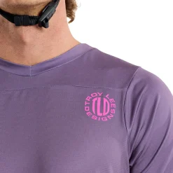 Troy Lee Designs Jerseys|Skyline^Skyline Short Sleeve Jersey Radioscape Deep Purp