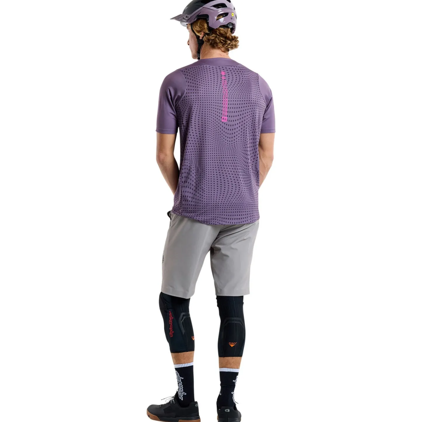 Troy Lee Designs Jerseys|Skyline^Skyline Short Sleeve Jersey Radioscape Deep Purp