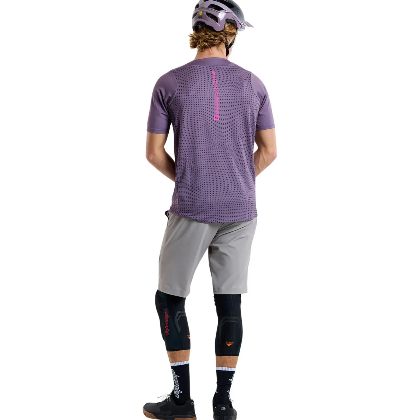 Troy Lee Designs Jerseys|Skyline^Skyline Short Sleeve Jersey Radioscape Deep Purp