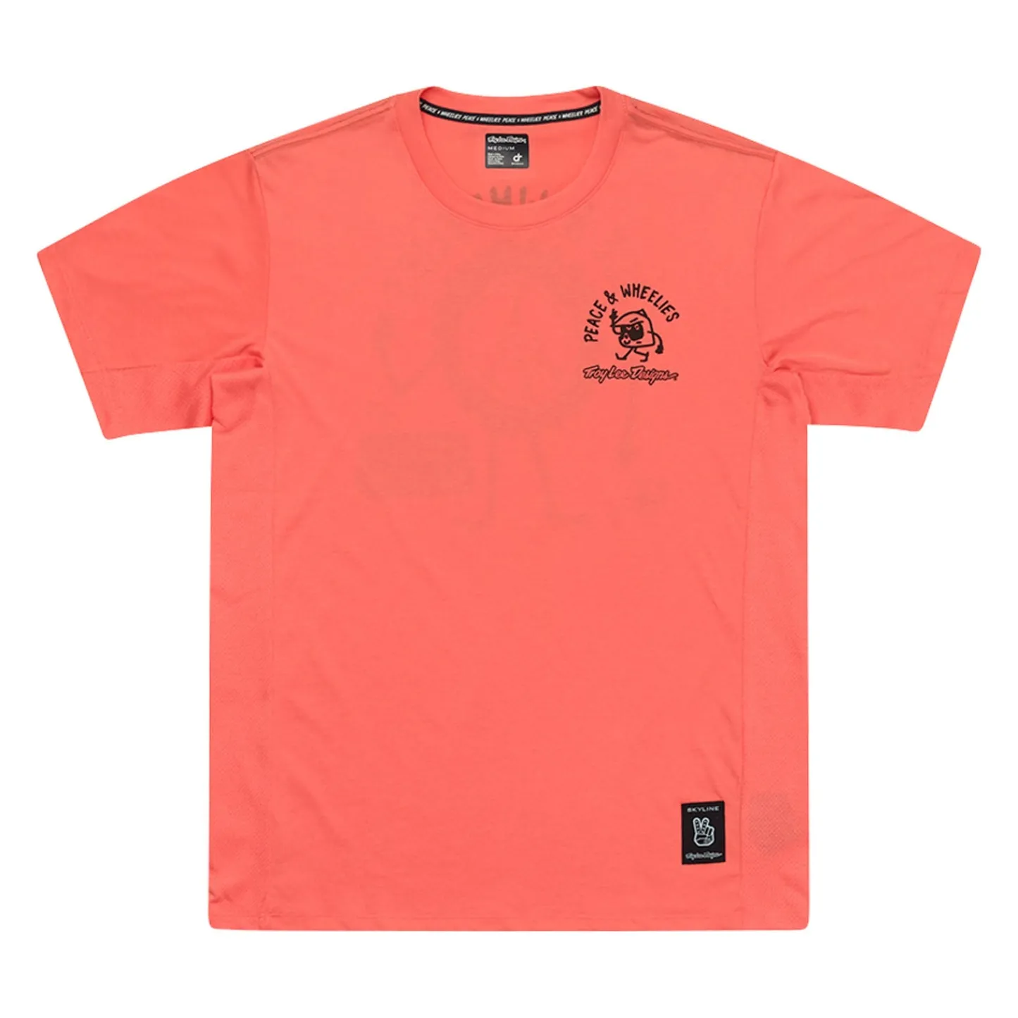 Troy Lee Designs Jerseys|Skyline^Skyline Short Sleeve Ride Tee P&W Melon